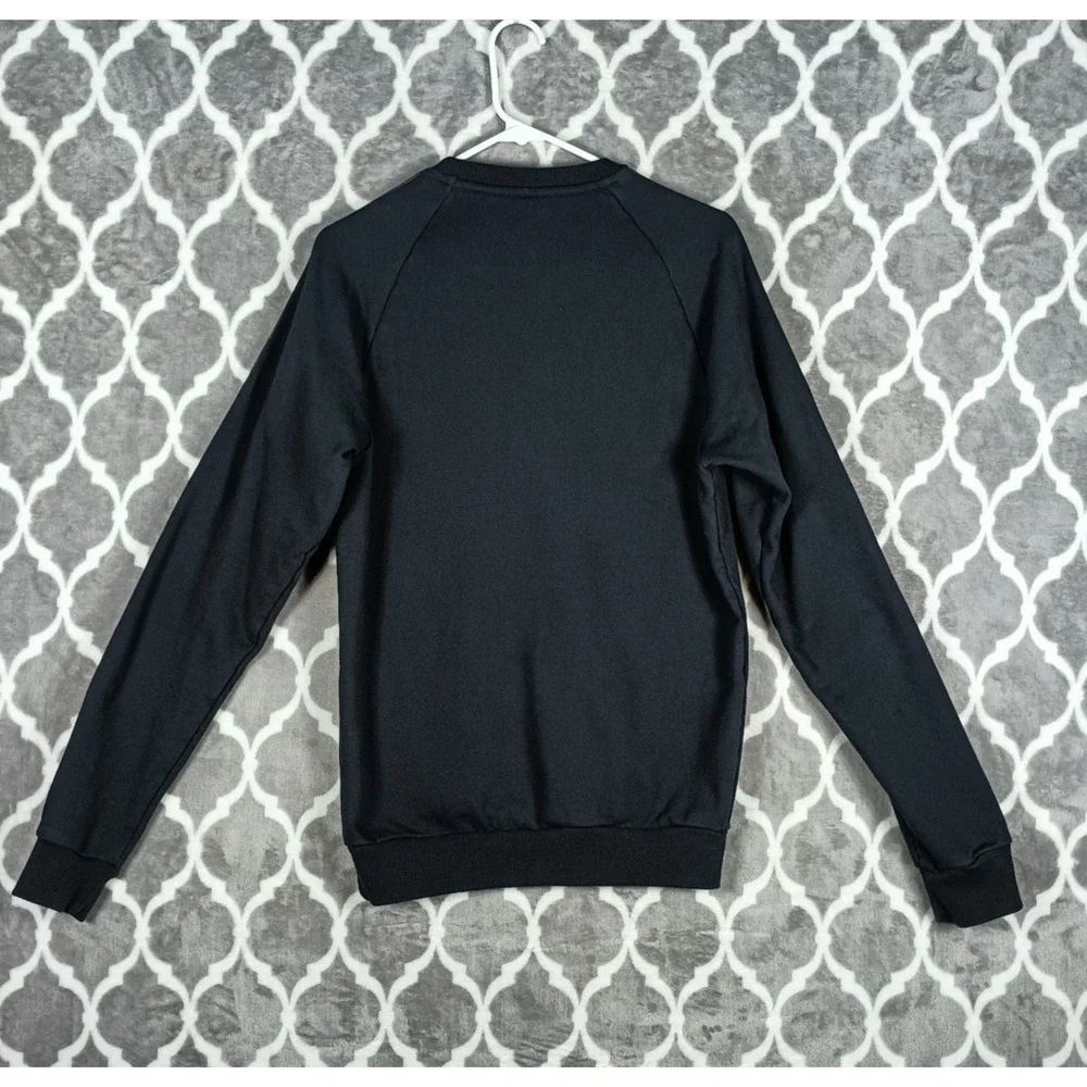 Adidas Sweatshirt Men Small‎ Black Tango Tape Crewneck Soccer Sweater